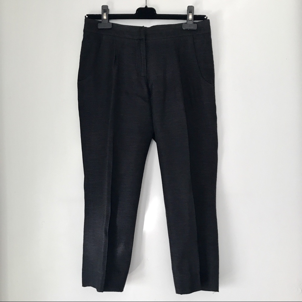 Vera Wang Collection Silk Cotton Trousers